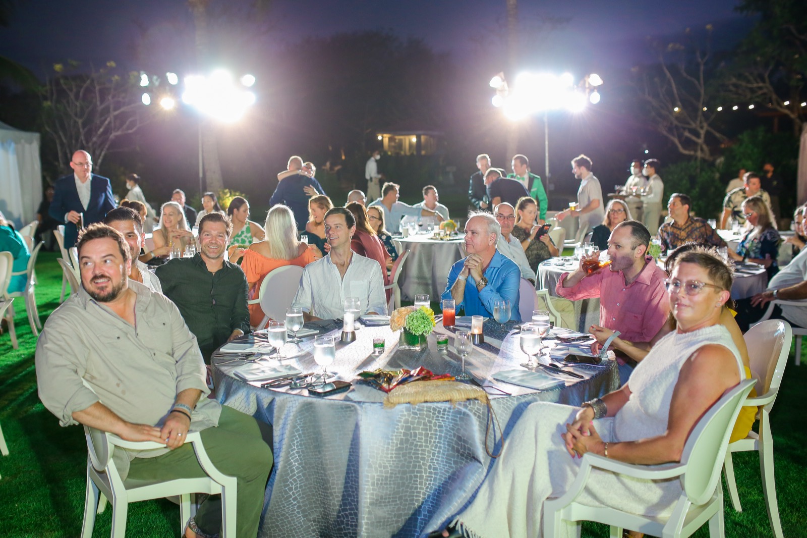 Elite Retreat gala dinner under the Bali sky